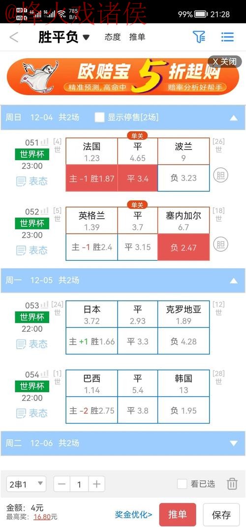 最新世界杯盘口分析与苹果平台网址查询